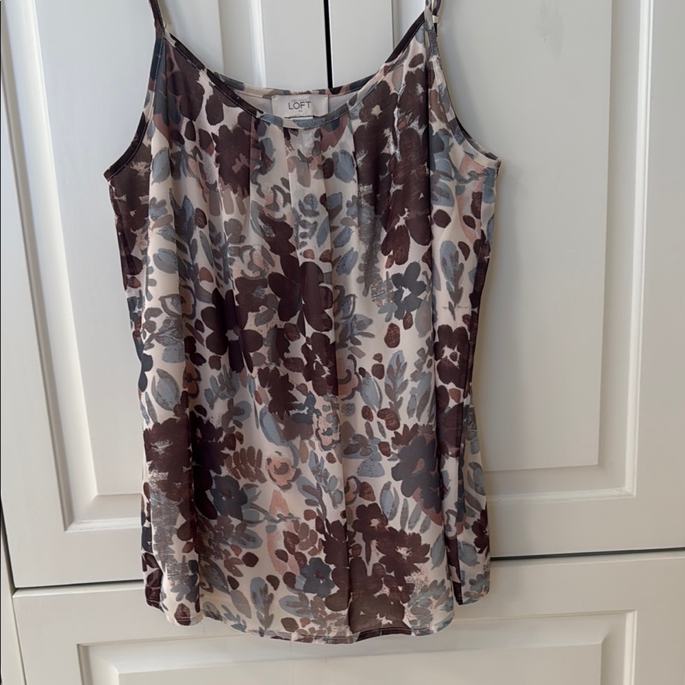 LOFT Women's Floral Tank Top - Multicolor